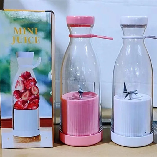 Wireless USB Charging Juicer Cup - 6 Blade Portable Juice Bottle Blender for Fruits & Drinks